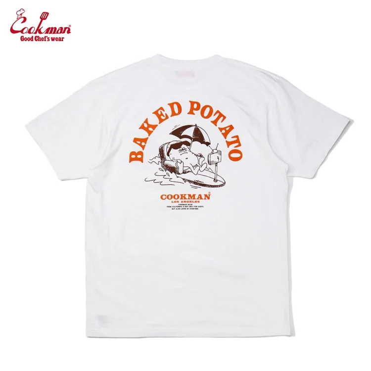 Cookman Tees - Baked Potato : White