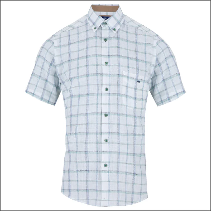 Dg's Blue Multi Check SS Shirt^