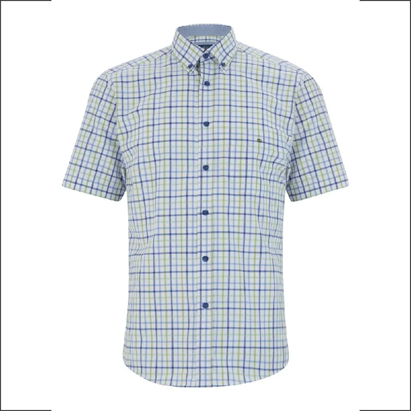 Dg's Green & Blue Check Short Sleeve-