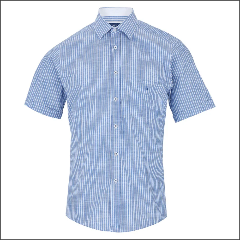 Dg's Mid Blue Stripe SS Shirt*