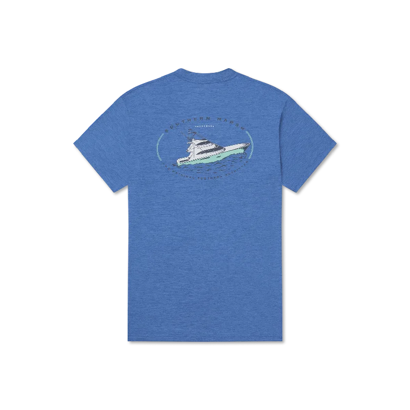 FieldTec™ Heathered Tee - Deepsea