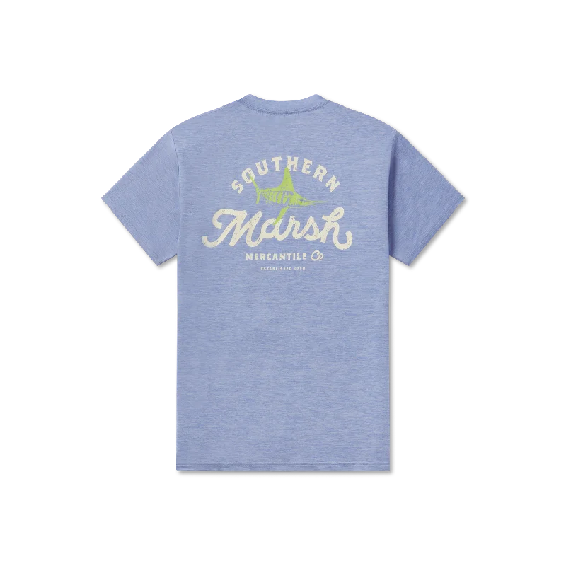 FieldTec™ Heathered Tee - Marlin Merc. Co.