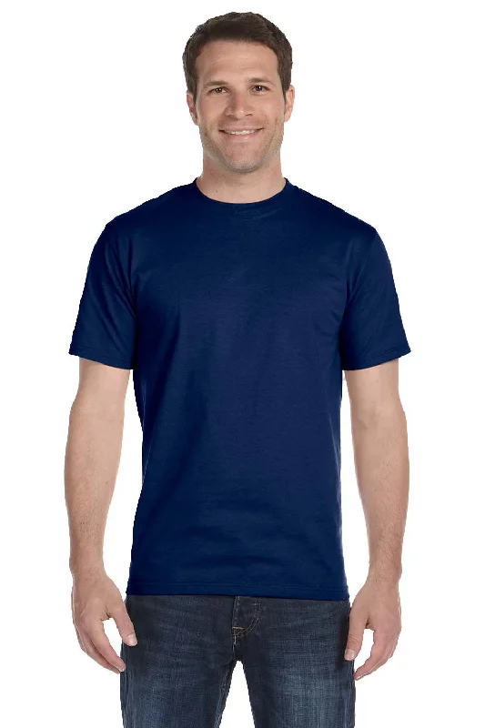 Gildan Mens DryBlend Moisture Wicking Short Sleeve Crewneck T-Shirt - Navy Blue