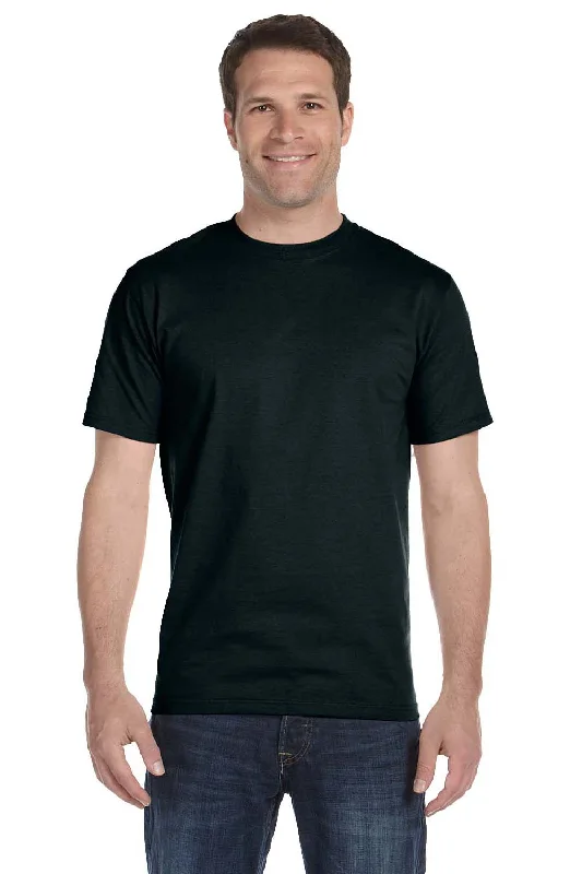 Hanes Mens Beefy-T Short Sleeve Crewneck T-Shirt - Black