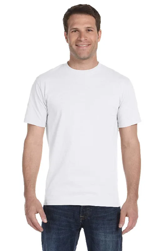 Hanes Mens Beefy-T Short Sleeve Crewneck T-Shirt - White