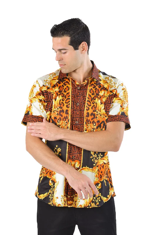 LEOPARD BAROQUE Short Sleeve Shirt