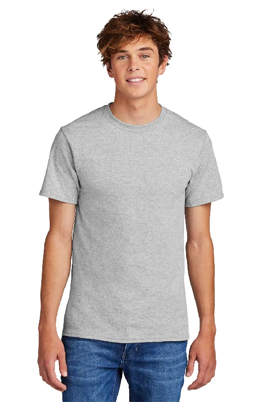 Port & Company Mens Core Short Sleeve Crewneck T-Shirt - Ash Grey