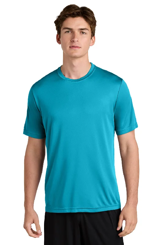 Sport-Tek Mens Competitor Moisture Wicking Short Sleeve Crewneck T-Shirt - Atomic Blue