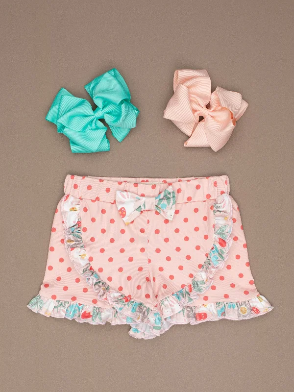 Lilly Belle Cottontail Bow Ruffle Shorts