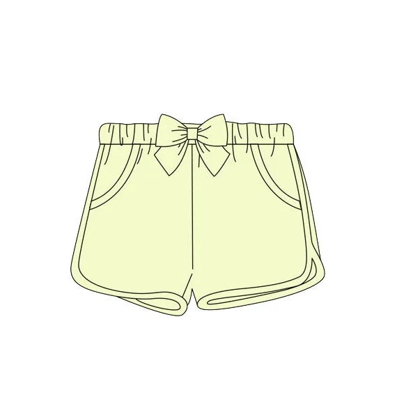 preorder  SS0150 Yellow  Girls Shorts Pants