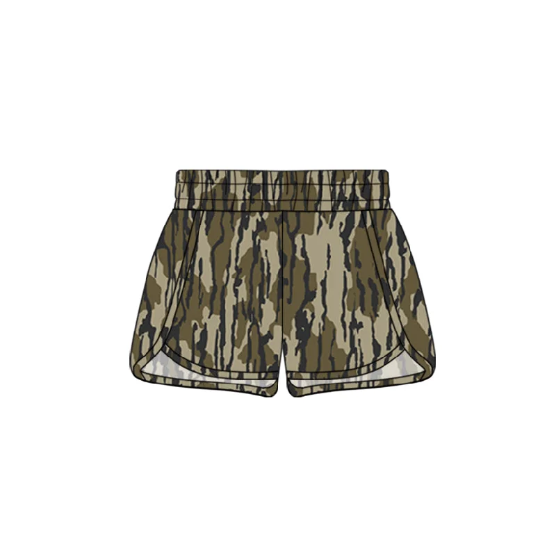 Preorder SS0360 NO MOQ Army green camouflage shorts