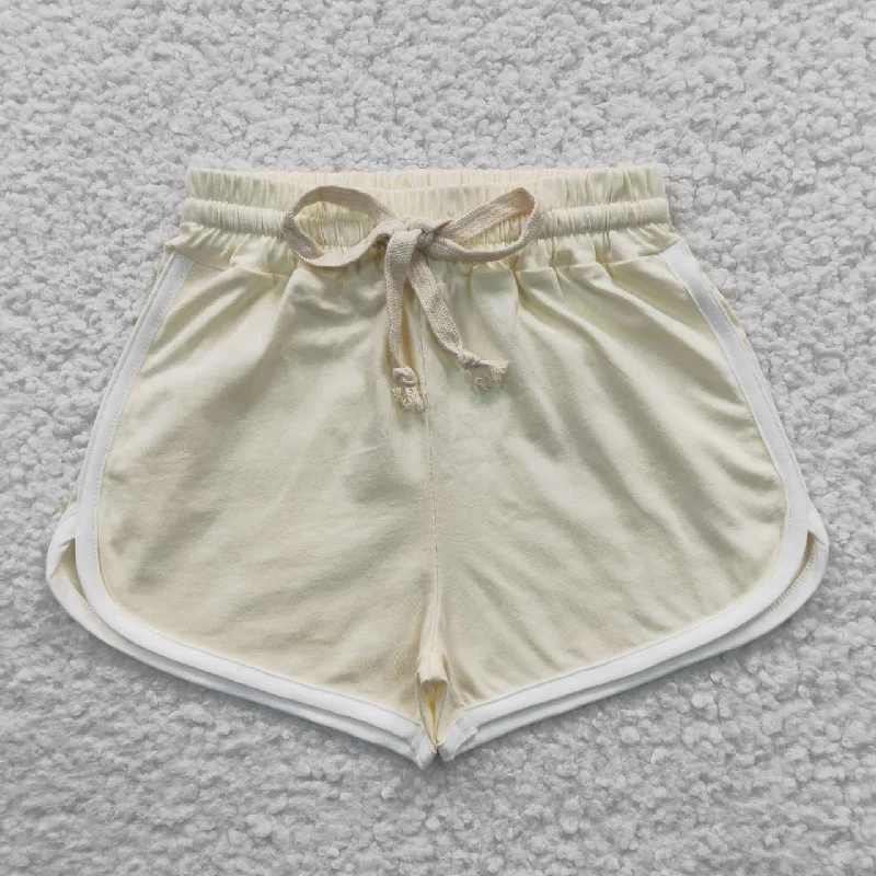 SS0095 White Girls Shorts Pants