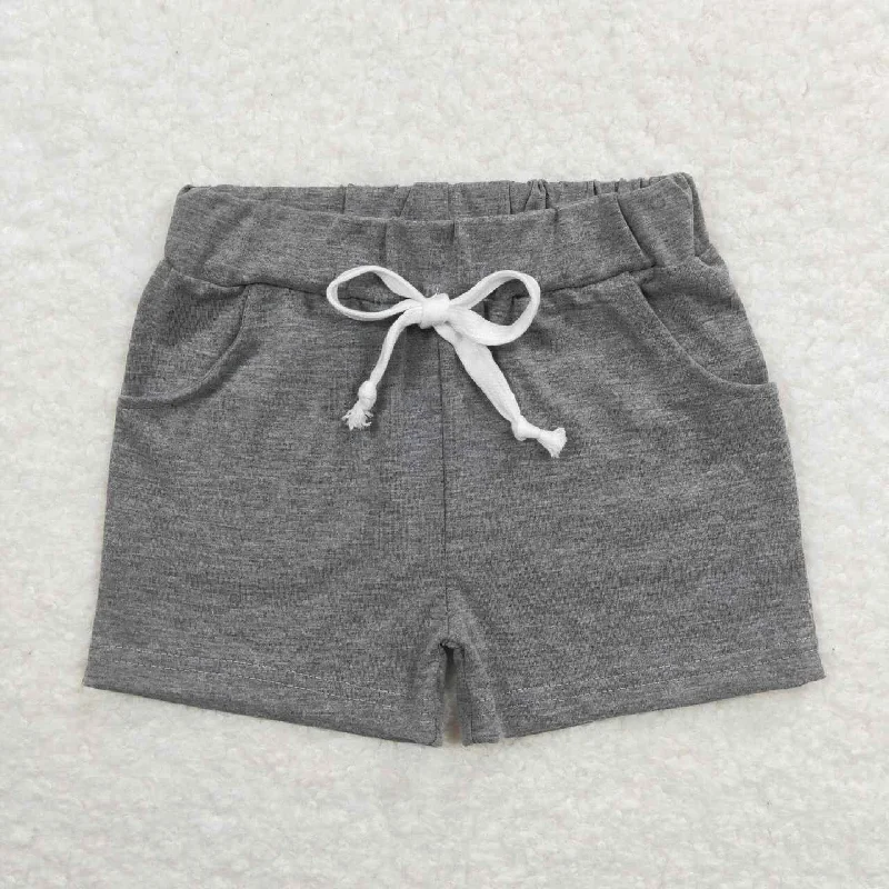 SS0133  Grey   Boys Shorts Pants