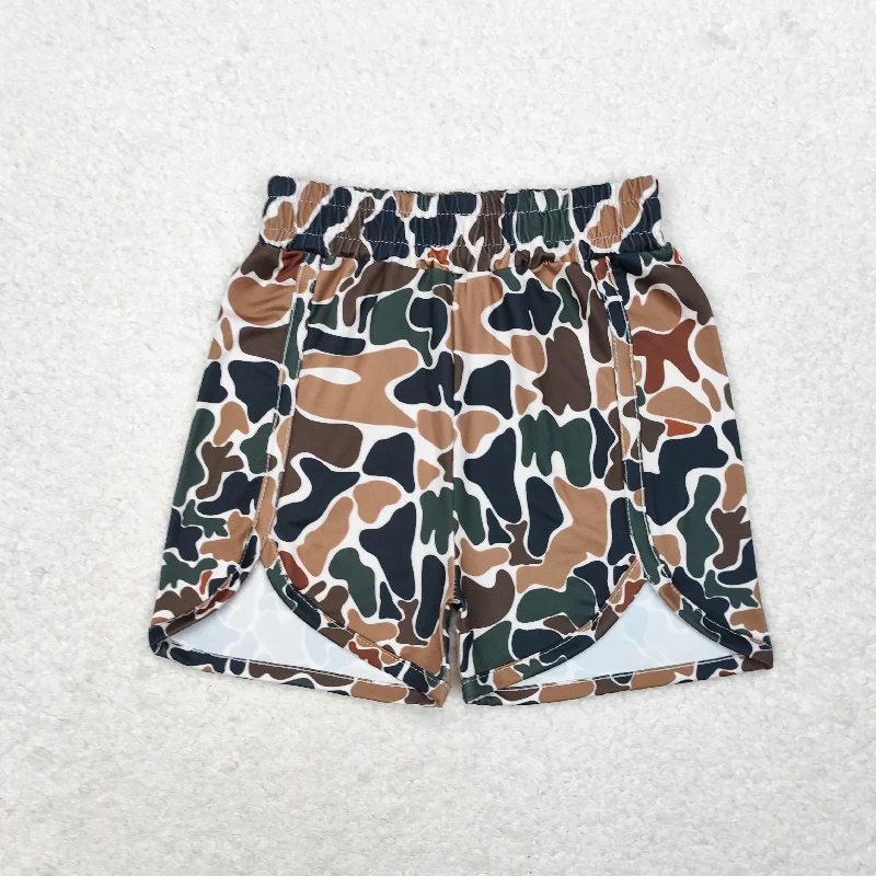 SS0354 Camouflage beige shorts high quality kids clothing wholesale casual